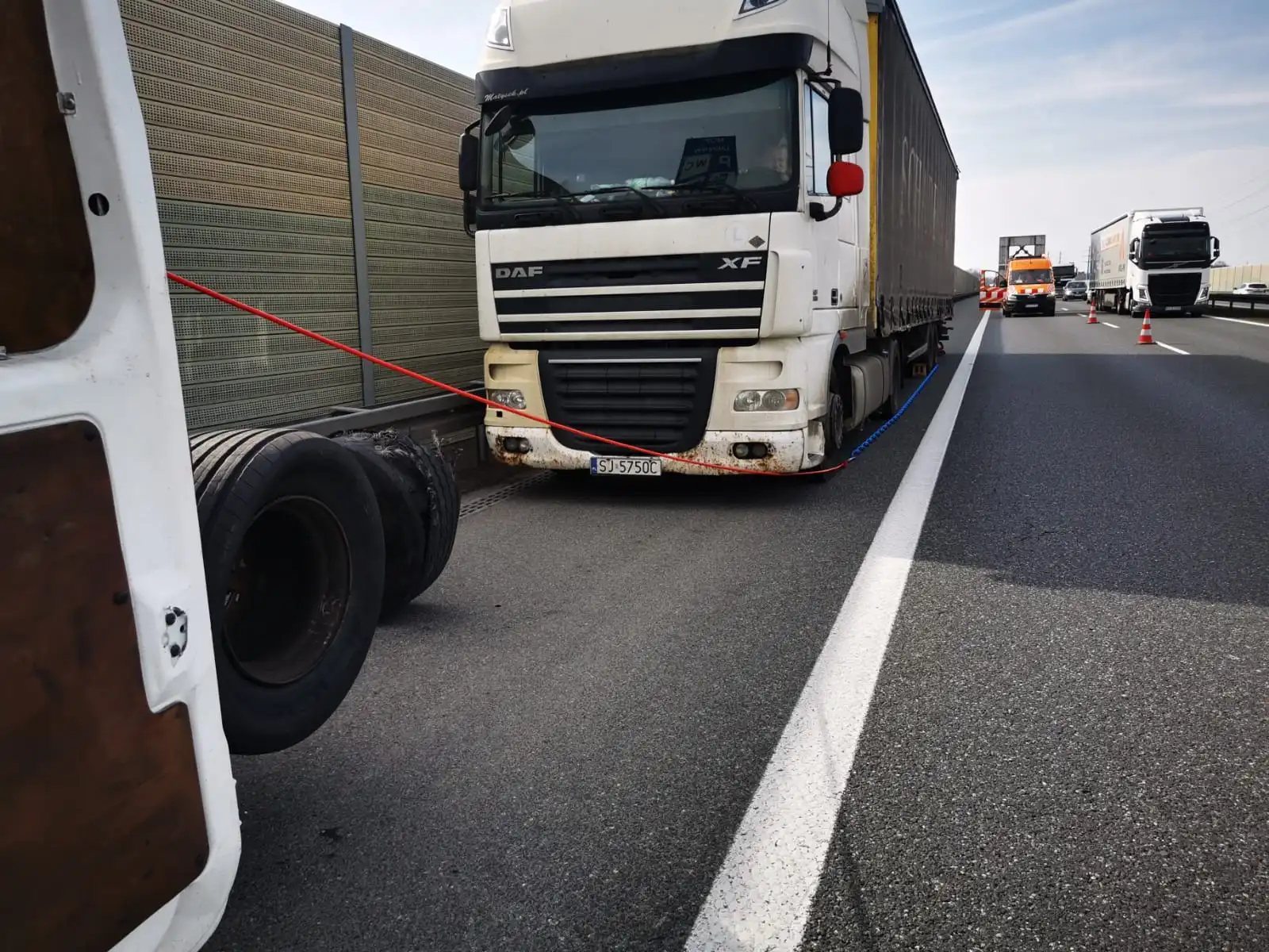 Mobilna wulkanizacja TIR autostrada A4